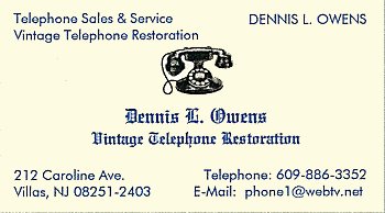 Dennis Owens Business Card