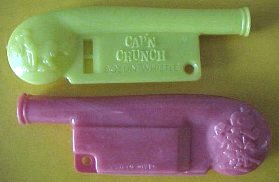 Two Cap'n Crunch Whistles